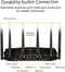ASUS TUF Gaming AX6000 - Gaming extendable router - 4G / 5G Router vervanger - WiFi 6