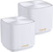 ASUS ZenWiFi XD4 Plus - AiMesh - Mesh Wifi - Wit - 2-pack - Wandmontage