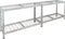 AR Shelving rek Wire Rivet, ft 180 x 120 x 45 cm, 4 legborden uit mesh metaal, gegalvaniseerd
