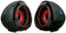 Berserker Gaming H-BSK-HATI - Headset - 2.0-stereogeluid met microfoon - Rood Zwart
