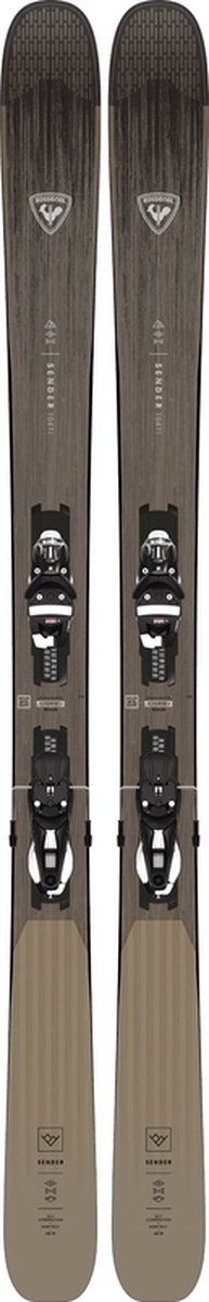 Rossignol Sender 104 Ti - Freeride ski's - Inclusief Look SPX 12 GW B110 bindingen - Zwart