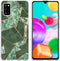 iMoshion Hoesje Geschikt voor Samsung Galaxy A41 Hoesje Siliconen - iMoshion Design hoesje - Groen / Meerkleurig / Goud / Green Graphic