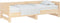 vidaXL - Slaapbank - uitschuifbaar - massief - grenenhout - 2x(80x200) - cm