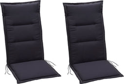 Summerset Club - 2-delige Tuinkussenset hoge rug - Indigo