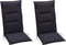 Summerset Club - 2-delige Tuinkussenset hoge rug - Indigo