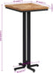 vidaXL - Bartafel - 55x55x110 - cm - massief - gerecycled - teakhout
