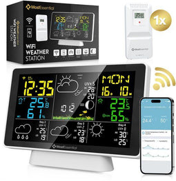 MostEssential Weerstation Wifi Edition - Draadloos - Hygrometer - Wit (1 sensor)