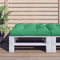 vidaXL - Palletkussen - 70x70x12 - cm - stof - groen