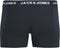 JACK&JONES JACBRIAN SOLID TRUNKS - Additionals Trunks - 7-pack - Zwart (7 stuks)