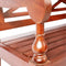 vidaXL - Stoelen - Batavia - 2 - st - massief - mahoniehout - donkerbruin