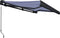 vidaXL - Luifel - handmatig - 450x300 cm - blauw en wit