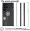 iMoshion Hoesje Geschikt voor Samsung Galaxy S23 Ultra Hoesje Siliconen - iMoshion Design hoesje - Transparant / Dandelion