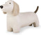 Zuny boekensteun dashond white/brown