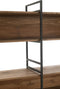 J-Line rek - hout/metaal - zwart/naturel - large