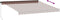 vidaXL - Luifel - handmatig - uittrekbaar - 400x350 - cm - bruin