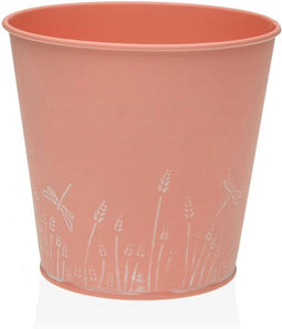 Bloempot Versa Zink Oranje Metaal (14 cm)