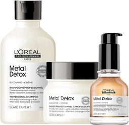 L'Oreal - Metal Detox Trio Limited Edition Set - 300+250+50ml