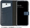 Selencia Samsung Galaxy S24 - Echt Lederen Bookcase - 3 Pashouders - Donkerblauw