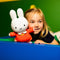 Mama Konijn - Knuffel 28 cm - Wit Oranje