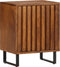 vidaXL - Nachtkastje - 40x30x50 - cm - massief - mangohout