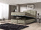 Dreamhouse Boxspringset Marrakech 160x200 | Taupe Kunstleer | Opbergboxspring
