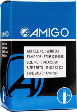 AMIGO Binnenband - 28 inch - ETRTO 25/32-622/630 - Autoventiel