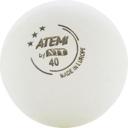 Atemi Tafeltennisbal ATEMI 3 ster wit/6 st.ds..