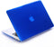 Lunso Geschikt voor MacBook Air 13 inch (2010-2017) cover hoes - case - Glanzend Donkerblauw