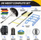 Athlentic® Voetbal Trainingsmateriaal - Voetbal trainingsset - Agility Speedladder, Parachute met Trainingshoedjes Pionnen - Voetbal training set - Fitness Spullen - Springtouw en Weerstandsbanden - Incl. Draagtas