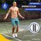 Athlentic® Voetbal Trainingsmateriaal - Voetbal trainingsset - Agility Speedladder, Parachute met Trainingshoedjes Pionnen - Voetbal training set - Fitness Spullen - Springtouw en Weerstandsbanden - Incl. Draagtas