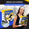 Athlentic® Voetbal Trainingsmateriaal - Voetbal trainingsset - Agility Speedladder, Parachute met Trainingshoedjes Pionnen - Voetbal training set - Fitness Spullen - Springtouw en Weerstandsbanden - Incl. Draagtas