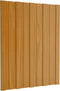 vidaXL - Dakpanelen - 12 - st - 60x45 - cm - gegalvaniseerd - staal - lichthoutkleurig
