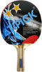 Atipick Tafeltennisbatje 2 Sterren Rubber Rood/zwart