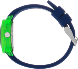 Ice-Watch Ice Cartoon Dino - Polshorloge - Silicone band - Koningsblauw met fluogroen (Extra Small)