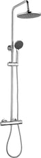 Atlantic Asher regendouche (Chroom) - Hartafstand 12cm! - Rond - Met handdouche (3 standen)
