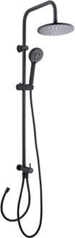 Atlantic Carter doucheset (Zwart) - Rond - Met handdouche (3 standen)