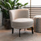Atmooz - Fauteuil Felix Ciaga natural - 70cm - Zetel 1 Persoons - Polyester / Katoen / viscose - Kleur: Natural - Rond
