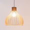 Atmooz - Hanglamp Miguel - E27 - Woonkamer / Slaapkamer / Eetkamer - Plafondlamp - Naturel kleur - Hout - Hoogte : 55cm