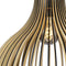 Atmooz - Hanglamp Miguel - E27 - Woonkamer / Slaapkamer / Eetkamer - Plafondlamp - Naturel kleur - Hout - Hoogte : 55cm