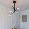 Atmooz - Hanglamp Mucho - Plafondlamp - Zwart - Metaal / Helder glas - Woonkamer / Slaapkamer / Eetkamer - Plafondlamp - Hoogte 120cm