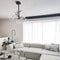 Atmooz - Hanglamp Mucho - Plafondlamp - Zwart - Metaal / Helder glas - Woonkamer / Slaapkamer / Eetkamer - Plafondlamp - Hoogte 120cm