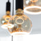 Atmooz - Hanglamp Sapa - 5 floating lampen - Industrieel - Woonkamer / Slaapkamer / Eetkamer - Plafondlamp - Zwart - Hoogte 130cm - Metaal