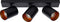 Atmooz - Plafondspots Nuo 3 - Opbouwspot - Slaapkamer / Woonkamer - 3 lichtpunten - Industrieel - Hoogte 12cm - Metaal