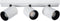 Atmooz - Plafondspots Plafondlamp Nuo 3 - Opbouwspot - 3 lichtbronnen - Wit - Slaapkamer / Woonkamer - Industrieel - Hoogte 12cm - Metaal
