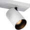 Atmooz - Plafondspots Plafondlamp Nuo 3 - Opbouwspot - 3 lichtbronnen - Wit - Slaapkamer / Woonkamer - Industrieel - Hoogte 12cm - Metaal