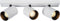 Atmooz - Plafondspots Plafondlamp Nuo 3 - Opbouwspot - 3 lichtbronnen - Wit - Slaapkamer / Woonkamer - Industrieel - Hoogte 12cm - Metaal