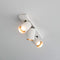 Atmooz - Plafondspots Plafondlamp Nuo 3 - Opbouwspot - 3 lichtbronnen - Wit - Slaapkamer / Woonkamer - Industrieel - Hoogte 12cm - Metaal