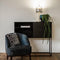 Atmooz - Tafellamp Ghandia - Slaapkamer / Woonkamer - Industrieel - Hoogte 61cm - Glazen bol + Metalen onderstel