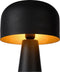 Atmooz - Tafellamp Mush - Slaapkamer / Woonkamer - Zwart - Hoogte 45cm - Metaal
