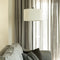 Atmooz - Vloerlamp Bolivia - Staande Lamp - Stalamp - Woonkamer - Zwart en witte kap - Hoogte 158cm - Metaal